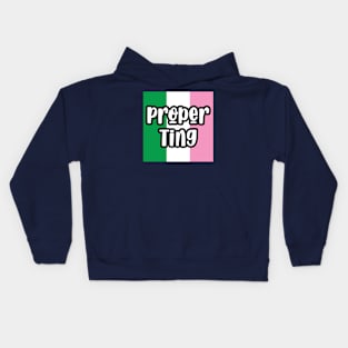 Proper Ting || Newfoundland and Labrador || Gifts || Souvenirs Kids Hoodie